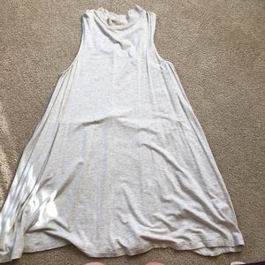 Tan mock neck dress
